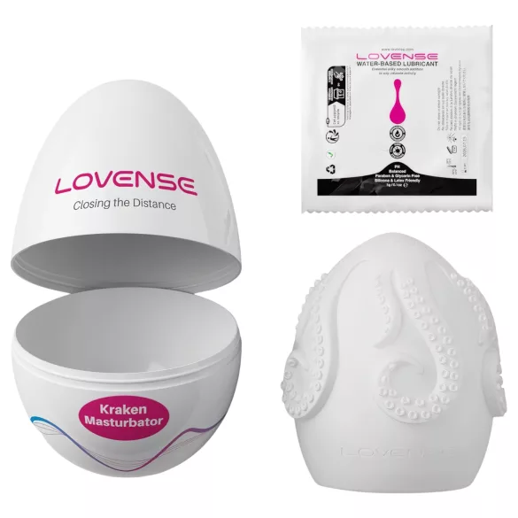 LOVENSE Kraken - œuf masturbateur - 1 pc (blanc)