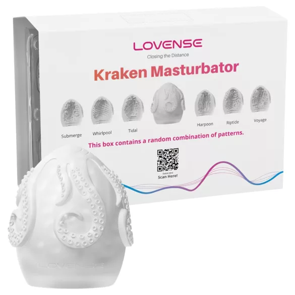 LOVENSE Kraken - œuf masturbateur - lot de 6 (blanc)