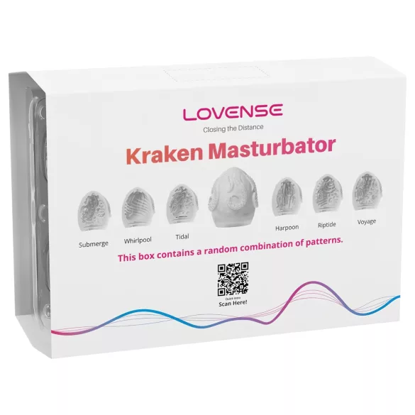 LOVENSE Kraken - œuf masturbateur - lot de 6 (blanc)