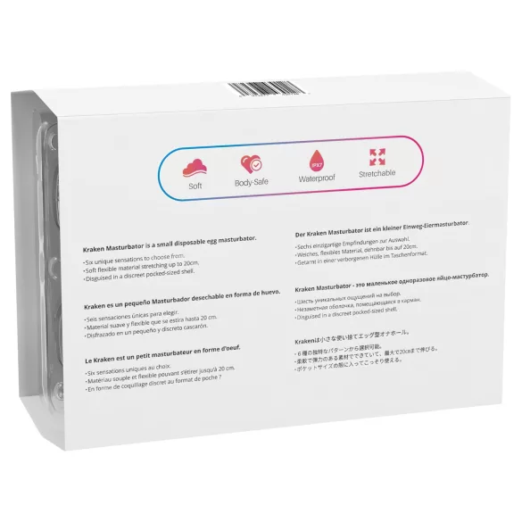 LOVENSE Kraken - œuf masturbateur - lot de 6 (blanc)