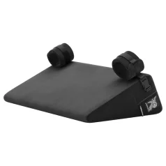   Liberator Bondage - coussin sexuel de positionnement en forme de coin avec menottes (noir)