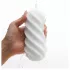 TENGA 3Dx Spiral - masturbateur à motif en spirale (blanc)