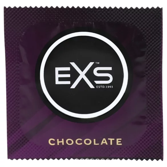 EXS - Préservatifs goût chocolat - noir - boîte de 100