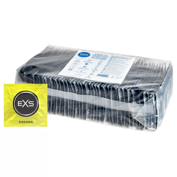 EXS Banana - préservatifs aromatisés à la banane (100 pcs)
