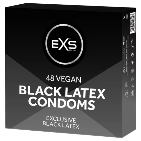 EXS Black - préservatifs noirs (48 pcs)
