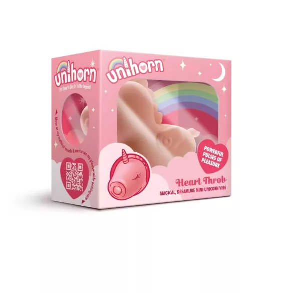 Unihorn Heart Throb - stimulateur clitoridien rechargeable - licorne rose