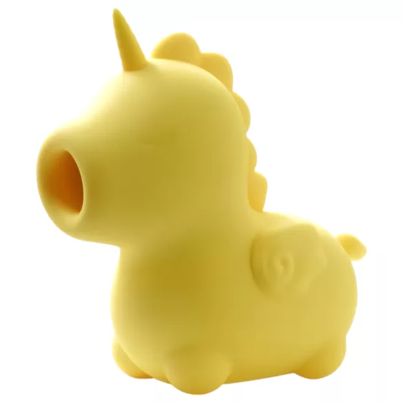 Unihorn Bean Blossom - stimulateur clitoridien licorne rechargeable - jaune
