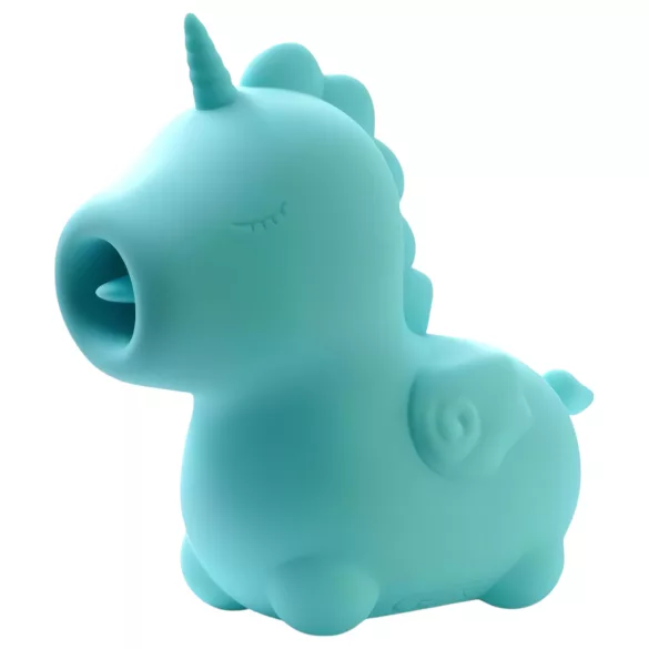 Unihorn Mount'n Peak - stimulateur clitoridien rechargeable - silicone bleu