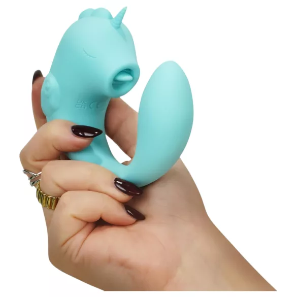 Unihorn C-Horse - stimulateur vibrateur point G et clitoridien (turquoise)