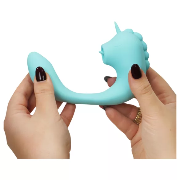 Unihorn C-Horse - stimulateur vibrateur point G et clitoridien (turquoise)
