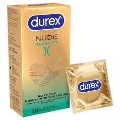 Durex Nude Close Fit - préservatifs fins (boîte de 10)