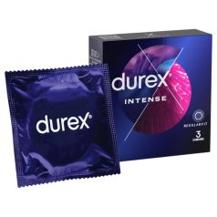 Durex Intense - préservatifs nervurés et perlés (3 pcs) Durex Intense - préservatifs nervurés et perlés (3 pcs)