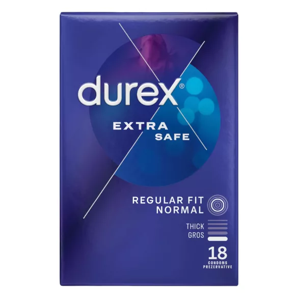 Durex - Préservatifs extra sûrs - 18 pièces