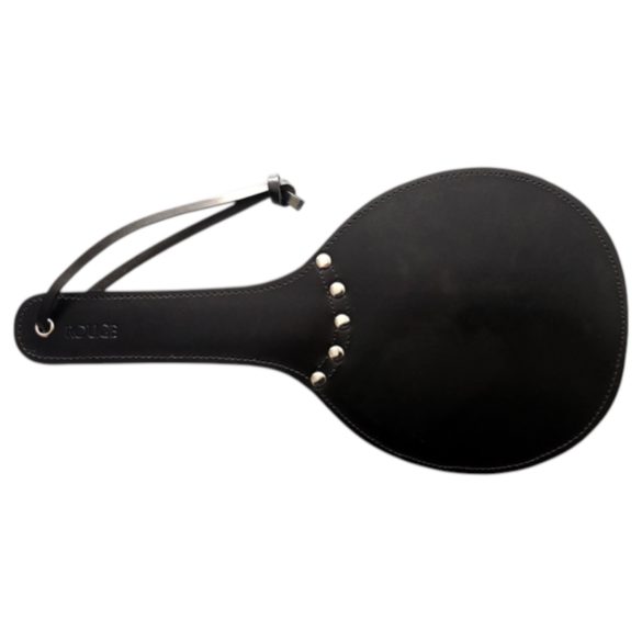 Rouge - Tapette en cuir véritable, côté dur et doux (rouge)