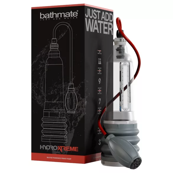 Bathmate HydroXtreme 9 - pompe hydrolique, sans accessoires (transparente)