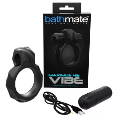   Bathmate Maximus Vibe 45 - anneau pénien vibrant rechargeable (noir)