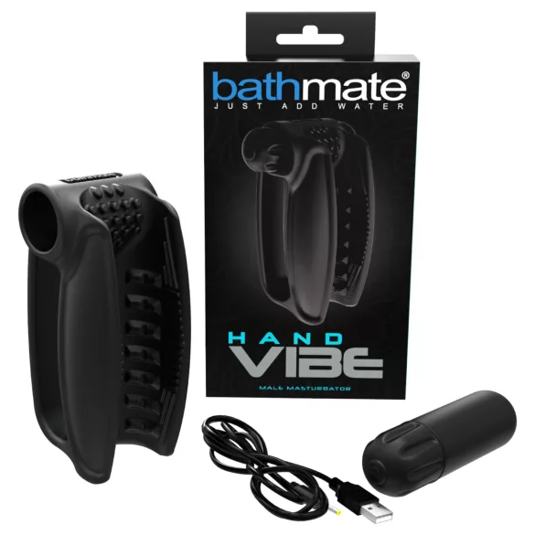 Bathmate Hand Vibe - vibromasseur manuel rechargeable (noir)