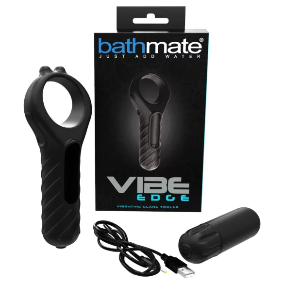 Bathmate Vibe Edge - vibromasseur rechargeable (noir)