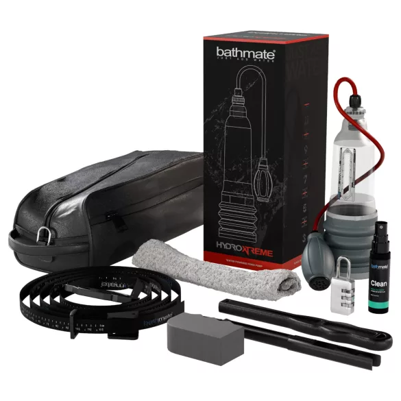 Bathmate HydroXtreme 7 Wide Boy - ensemble de pompe hydraulique (transparent)
