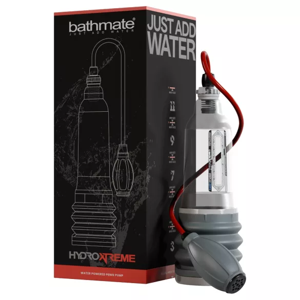 Bathmate HydroXtreme 7 Wide Boy - ensemble de pompe hydraulique (transparent)