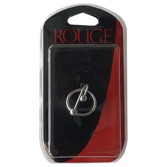 Rouge - Dilatateur sphérique en acier inoxydable (argent)