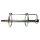 Rouge - acier inoxydable, dilatateur anneaux doubles (argent)