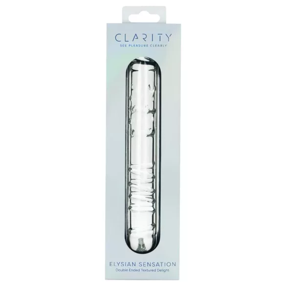 Clarity - gode double pénétration - verre transparent