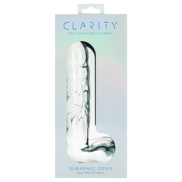 Clarity Seraphic Opus - gode en verre pour point G (transparent)