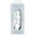 Clarity Utopian Mystique - godemichet anal en verre nervuré (transparent)