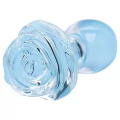 Clarity Utopian Bloom - plug anal en verre (transparent)