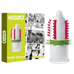   Egzo Dulche Bombero - préservatif à picots stimulant (1 pièce)