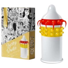 Egzo Lucky Dude - préservatif texturé à tentacules (1 unité)   Egzo Lucky Dude - préservatif texturé à tentacules (1 unité)