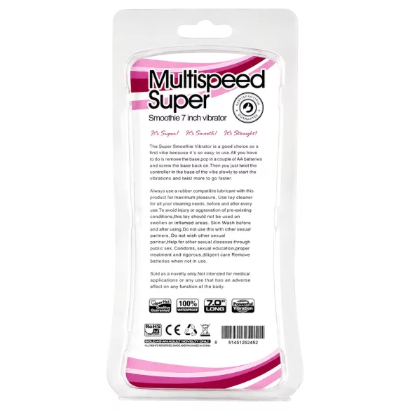 Lonely Multispeed - vibromasseur tringle (noir)