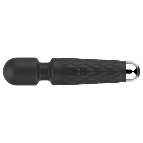 Lonely - Vibromasseur rechargeable 20 fonctions - silicone noir