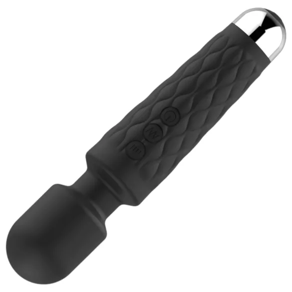 Lonely - Vibromasseur rechargeable 20 fonctions - silicone noir