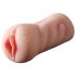 Lonely 2in1 - vaginette et bouche en silicone (naturel)