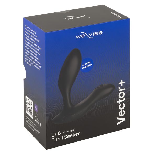 We-Vibe Vector+ - vibromasseur anal intelligent rechargeable (noir)