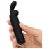 Happyrabbit Bullet - vibromasseur rechargeable en forme de lapin (noir)