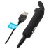 Happyrabbit Bullet - vibromasseur rechargeable en forme de lapin (noir)