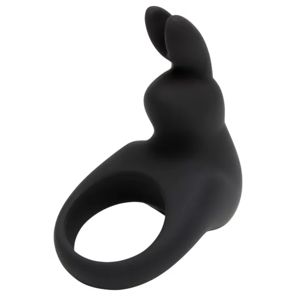 Happyrabbit - anneau pénien vibrant rechargeable - silicone noir