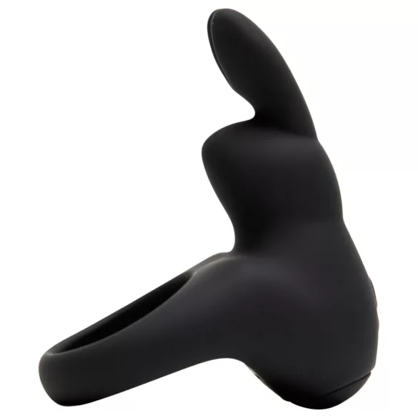 Happyrabbit - anneau pénien vibrant rechargeable - silicone noir