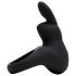 Happyrabbit Cock - anneau vibrant rechargeable (noir)