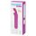 Happyrabbit Bullet - vibromasseur rechargeable à oreilles de lapin (violet)