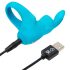 Happyrabbit Cock - anneau pénien vibrant rechargeable (bleu)