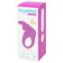 Happyrabbit Cock - anneau vibrant rechargeable (violet)