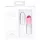 Pillow Talk Lusty - vibromasseur à tige rechargeable avec langue (blanc-rose)