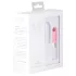 Pillow Talk Lusty - vibromasseur à tige rechargeable avec langue (blanc-rose)