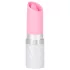 Pillow Talk Lusty - vibromasseur à tige rechargeable avec langue (blanc-rose)