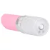 Pillow Talk Lusty - vibromasseur à tige rechargeable avec langue (blanc-rose)