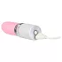 Pillow Talk Lusty - vibromasseur à tige rechargeable avec langue (blanc-rose)